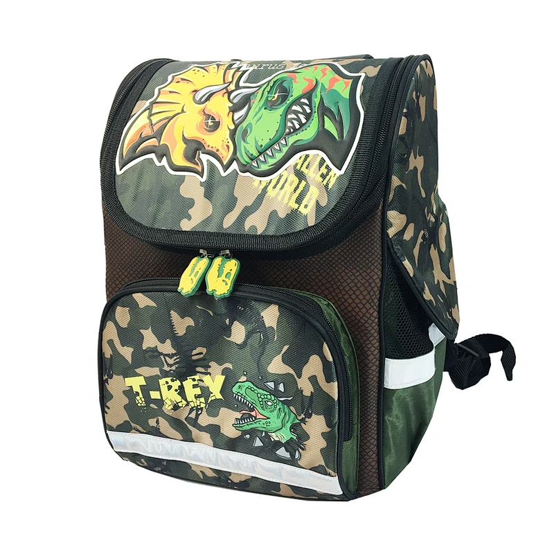 2020 New Design 2 in one set Dinosaur Durable Boy girl School Bags Hard backpack for Kid Student