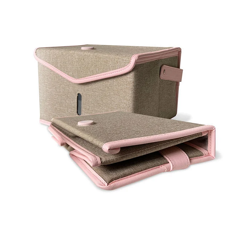 Portable Foldable UV Sanitizer Baby MilkBottle Uv Sterilizer Cleaner Folding Sterilization Box Bag UV Sterilizer Diaper bags