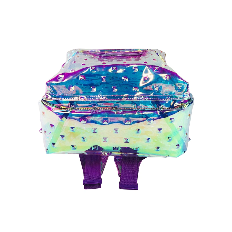 OEM/ODM casual Backpack bags rainbow color Bags waterproof transparent clear jelly backpack Mochilas Escolares For kids women