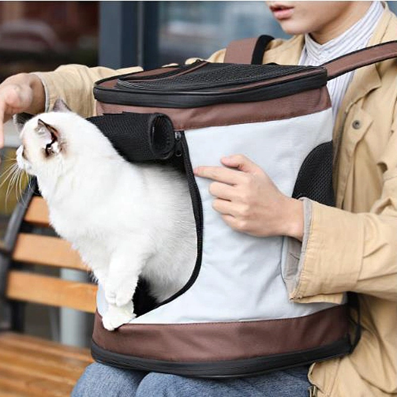 Outcrop pet backpack Oxford fabric backpacks for dogs and cats An extensible puppy backpack
