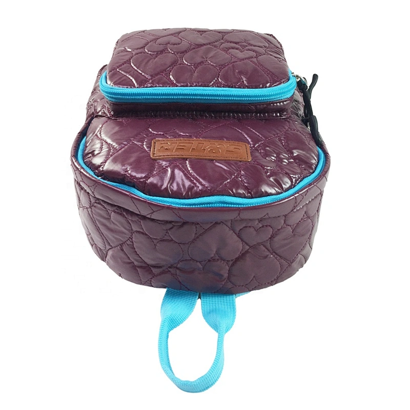 Women casual cotton quilting school bag backpack fashion backpack for girls