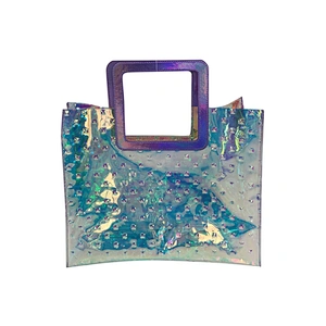 2020 New style ladies handbag shoulder colorful print neoprene beach bag wholesale women tote handbag