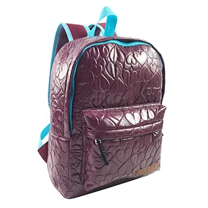 BSCI factory 2020 New material Cotton Quilted Women Backpack Travel bag