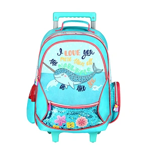 design luggage trolley bag airplane fabric trolley suitcase baigou factory wholesale travel backpack