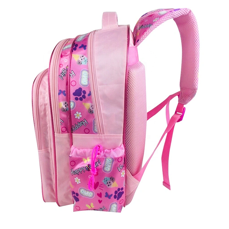 Manufacturers Fabric Women Girl School Bags Backpack Teenager School Backpacks