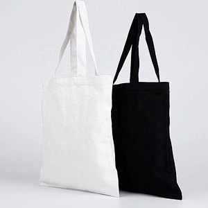 Custom Large recycle plain canvas tote bag reusable online shopping bag