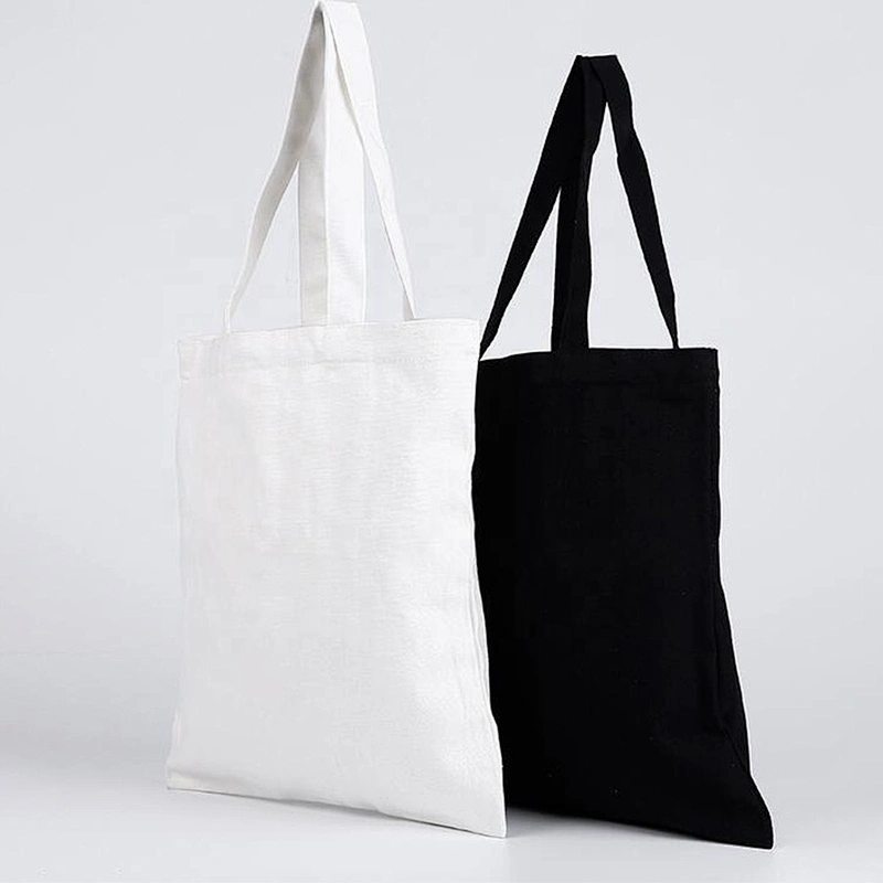 Custom Large recycle plain canvas tote bag reusable online shopping bag