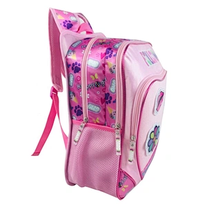 2020 New Heart shape design Custom Child Kid Backpack school bags for girls with removeable decorations