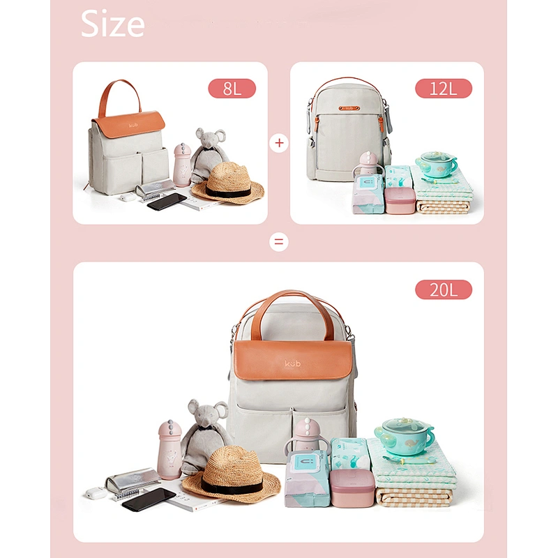 2 pieces set mummy bag large capacity nappy tote bag for Maternity nappy changing bag  baby Diaper Bags for travel baby care