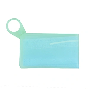 Portable Folding Masking Storage Clip PP Silicone Student Face Masking Storage Bag For Small Cloth Bag, Carrying Case