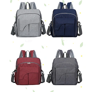 Fashion Mummy Maternity Bag Multi-function Diaper Bag Backpack Nappy Baby Bag with Stroller Straps for Baby Care