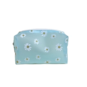 2020 NEW material daisy printing TPU clear Waterproof Women handbag Travel Makeup Organizer Cosmetic Bags