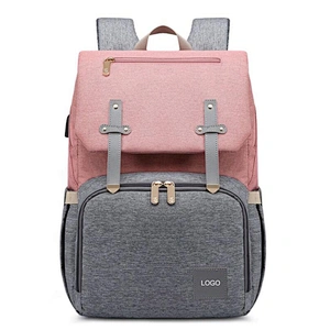 Fashionable multi-functional hanging nappy baby mother care baby mochila panaleras diaper mummy backpack diaper bag for mothers