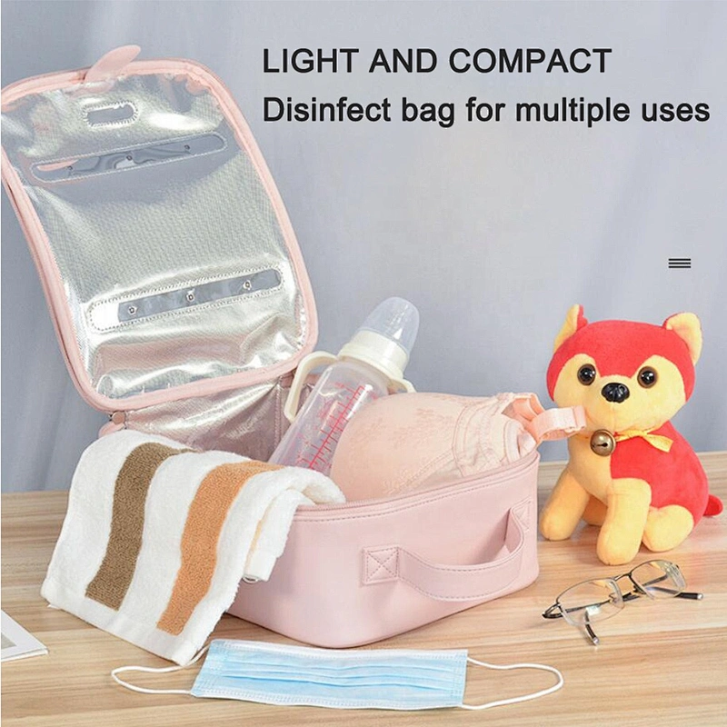 Custom Large Capacity Baby Bag Mummy Nurse UV Disinfection Diaper Bag Cute UV Sterilizing Baby Diaper bag for mother care