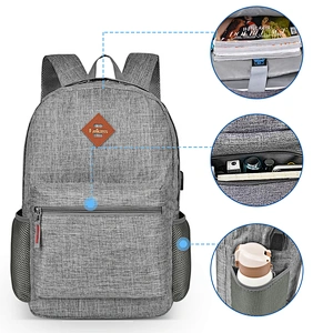 2020 Fashion Design Simple Lightweight Teenager School Backpack Daypack for Girls Boys Bags