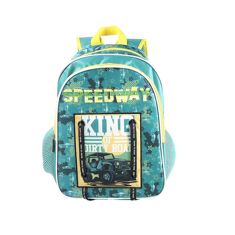 2020 new Fashion high quality student bag backpack golden backpack children  kids school bags boy with fantasy fabric