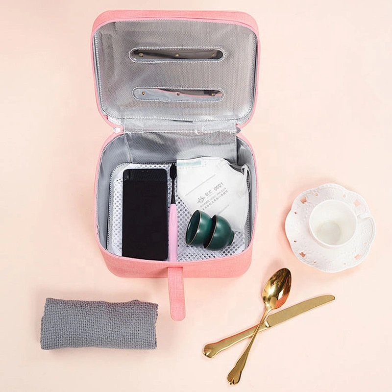New arrival LED UV sterilizing baby diaper bag disinfection mummy bag nursing bottle sterilizing diaper bag for mom