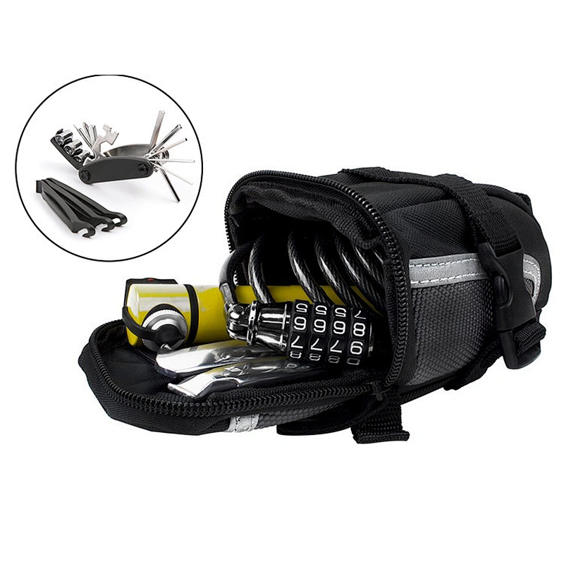 PROMEND WATERPROOF BICYCLE SADDLE BAG BIG VOLUME SADDLE BAG BIKE QUICK RELEASE SEAT BAG