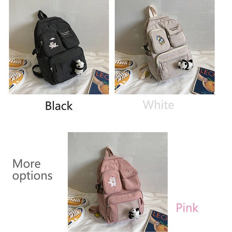 Lady Fashion Bag Teenage Girl Woman multi - pocket INS Design  Large capacity Large Purse Stylish school Backpack