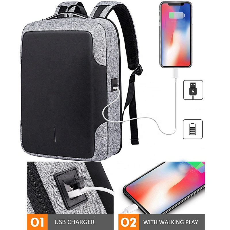 2020 wholesale fashion usb business mens travel backpack smart waterproof laptop backpack