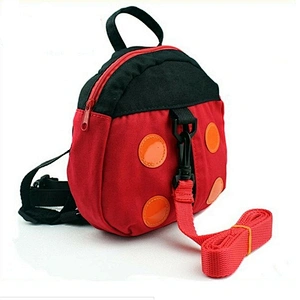 anti-lost Baby Cartoon Walking Safety Harness Mini Ladybug Lead Strap Knapsack Bat Children School Backpack Bag On Sale