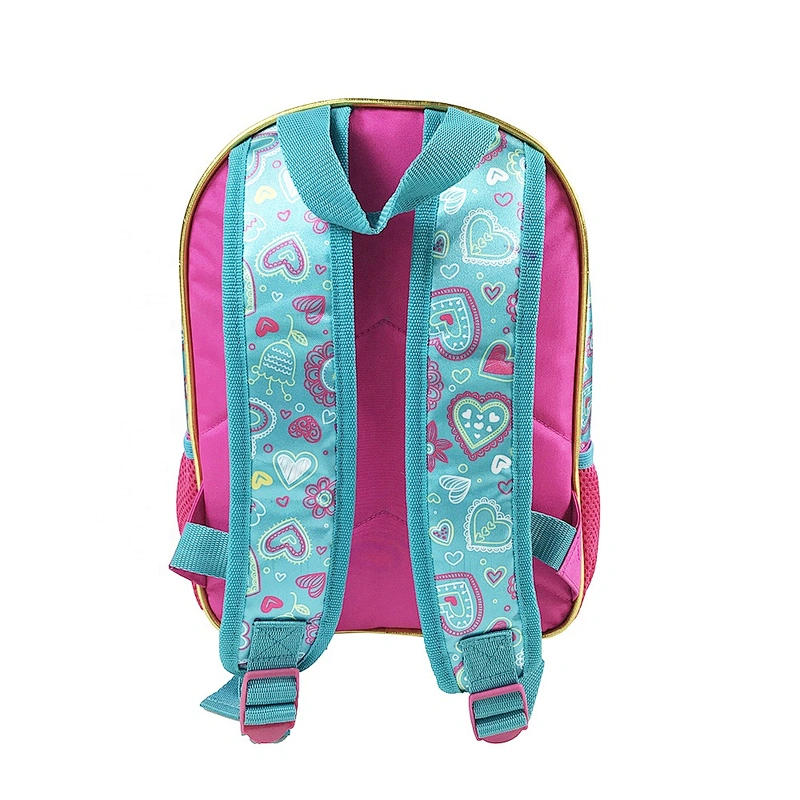 2020 New design Wholesale customized Fashionable primary student small  girls school bag girl shiny sequin bags for kids school