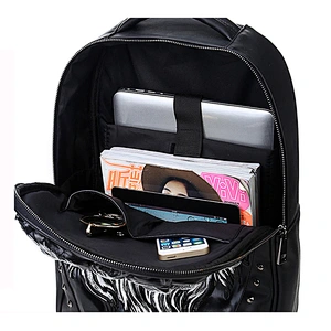 Fashion Domineering Lion Head Laptop Backpack Large Capacity Business Bag Customizable Computer Backpack For Men And Women