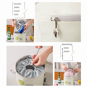 New Japan style customization retractable portable insulation lunch bag outdoor picnic bag insulated box cooler bag