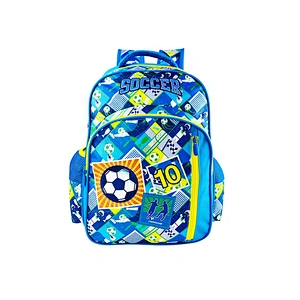 Manufacturer High quality waterproof mochilas cartoon soccer children kid backpack school bags kids student bookbags