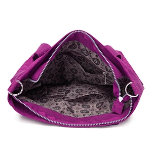 Blue Stylish Ladies Hand Travel Bag Messenger Bag Factory Custom Ladies Hand Bag Leather Bags Purses And Handbags Women