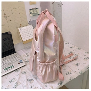Eyecatching Colour laser korean style school backpack teenager travel backpack