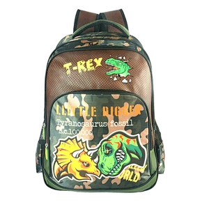 Dinosaur backpack 2020 bag Wholesale schoolbag School bags for age 14 students teenagers kids bag three compartments