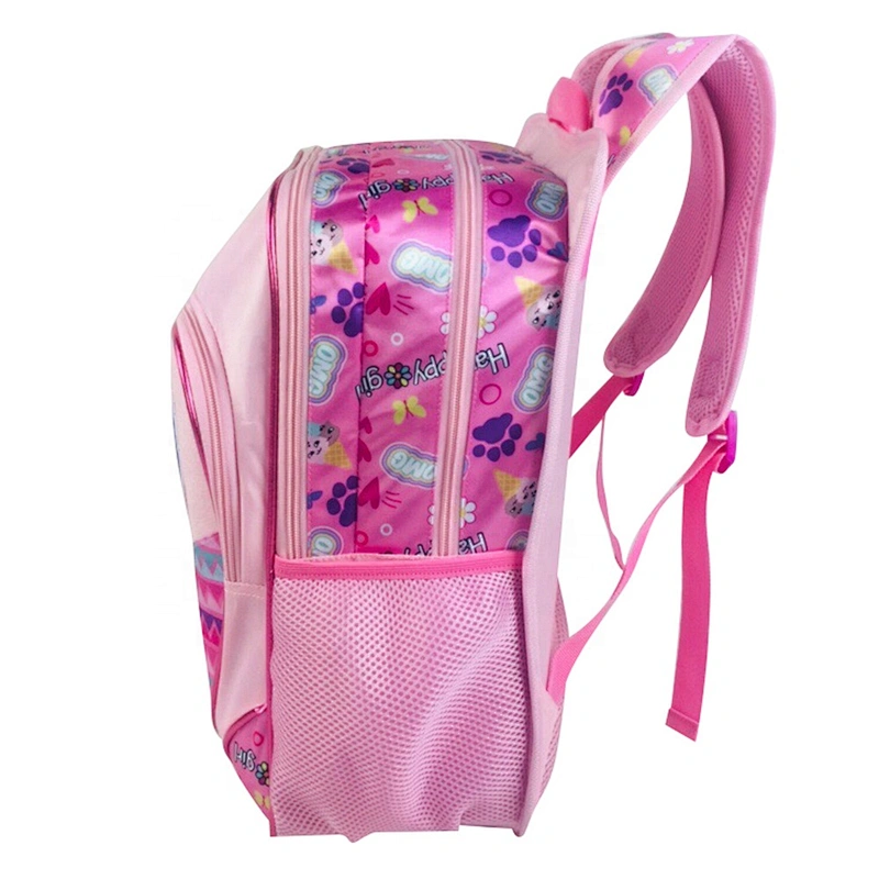 2020 New Heart shape design Custom Child Kid Backpack school bags for girls with removeable decorations