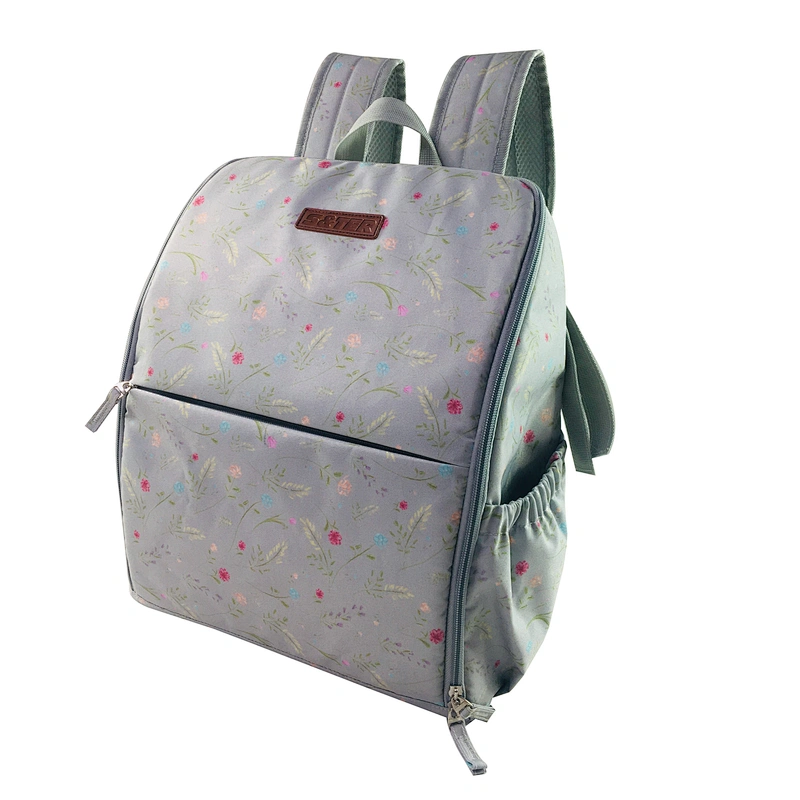 2020 New outdoor portable travel fashion high quality mommy bag 9 in one set baby diaper bag backpack
