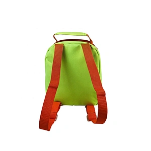 High quality insulated cooler box bags deliver lunch food delivery with custom logo thermal fluorescent green fabric for kids