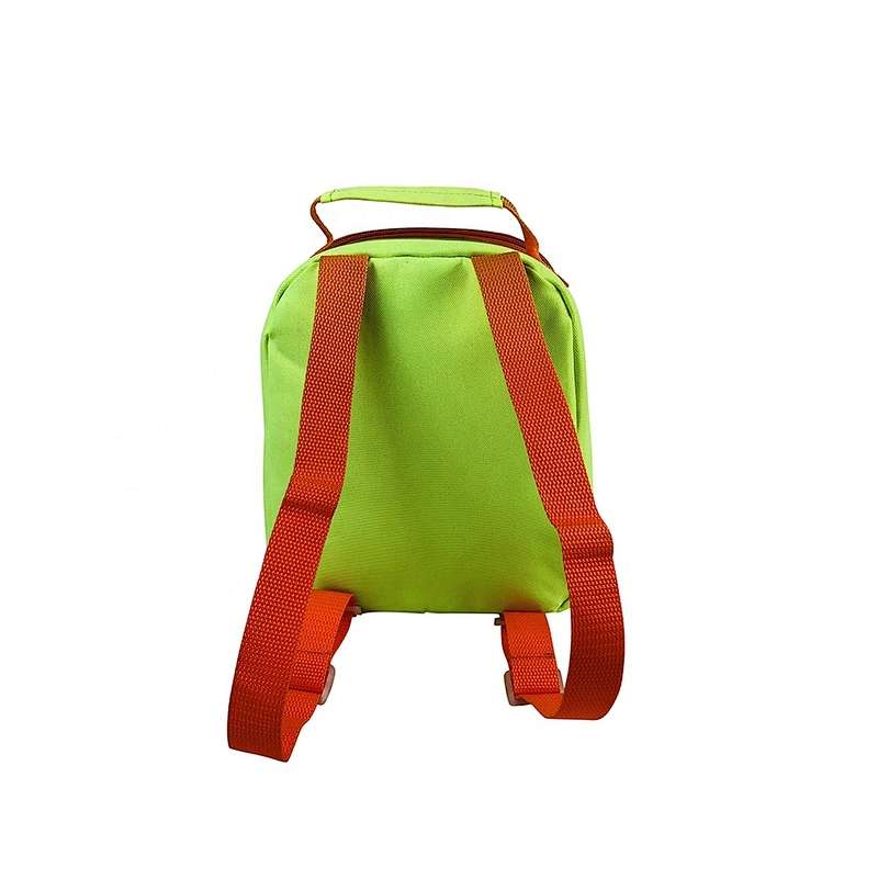 High quality insulated cooler box bags deliver lunch food delivery with custom logo thermal fluorescent green fabric for kids