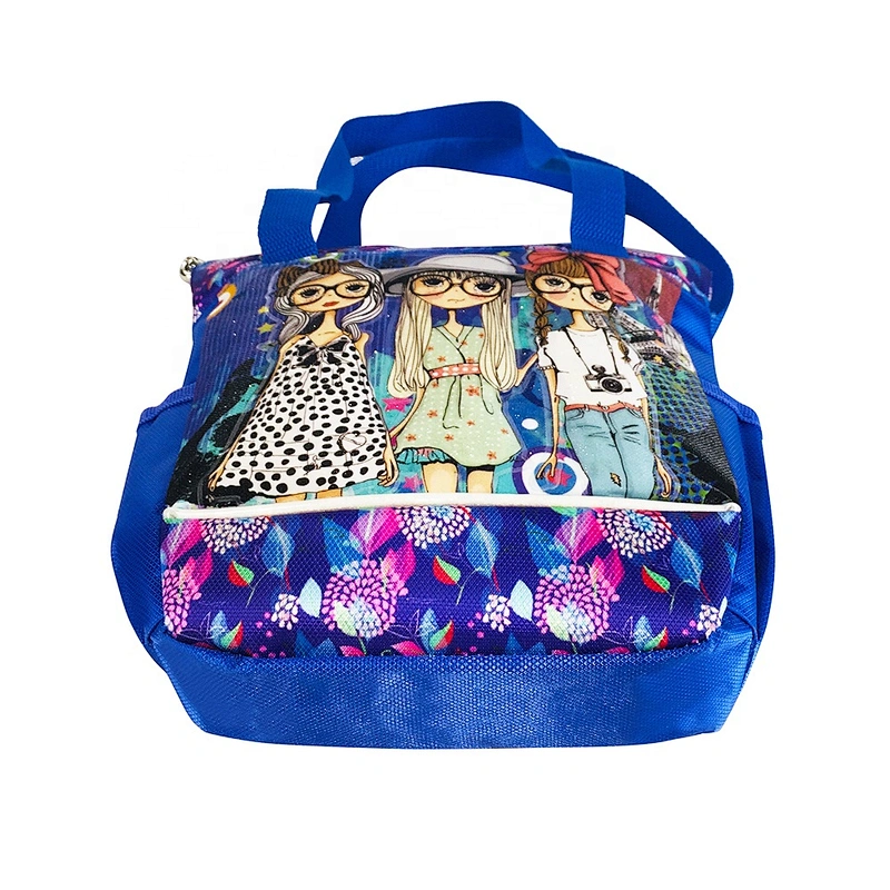 Fashion style ladies cross body hand bags 2020 women glitter pvc printing for Kids And Girls