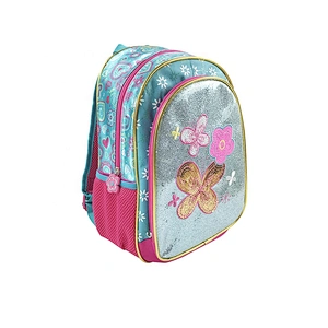 2020 New design Wholesale customized Fashionable primary student small  girls school bag girl shiny sequin bags for kids school