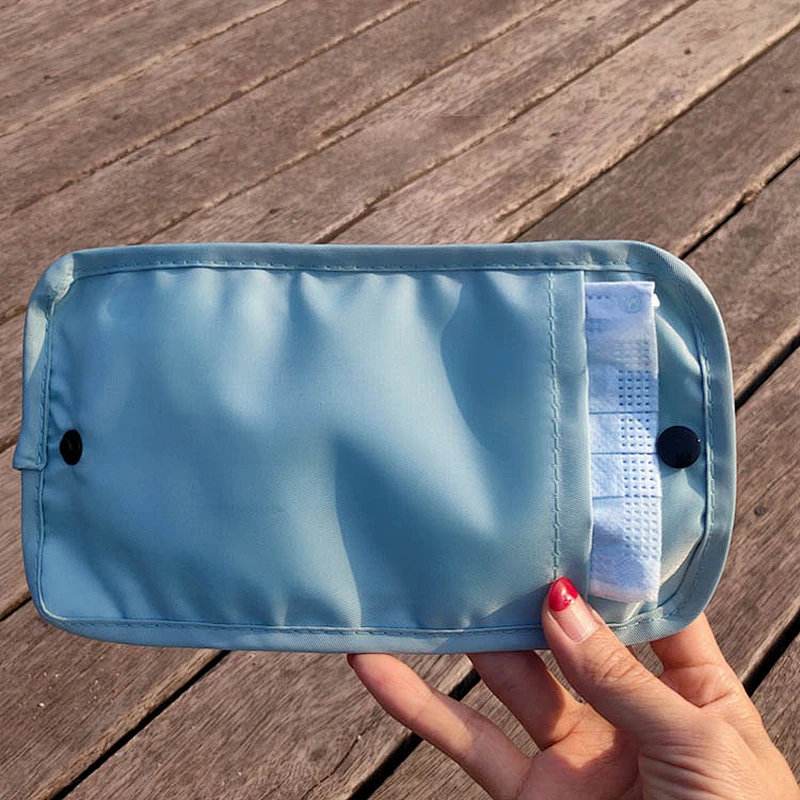 Masking  Storage Bag Students Portable Masking Storage Dust Bag Finishing Temporary coin money ticket holder lovely Masking case