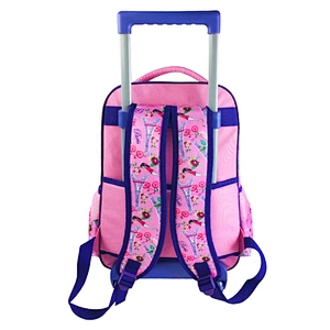 3-6 Grades Travel Rolling Luggage Bag kids Trolley school bags with wheels kids girls school