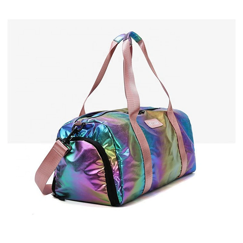 Barrel duffel sports large gym Color intrigue yoga bag athletic travel bag shoulder bag