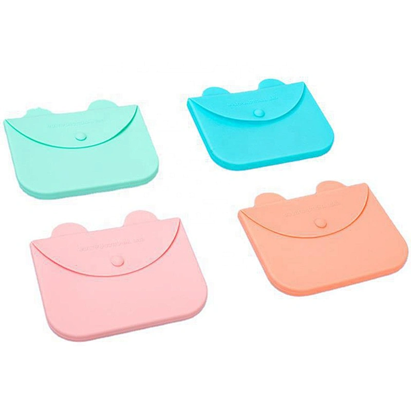 Colorful Mouth Face Masking Silicone Packaging Container Storage Keeper Case Bag Dustproof Holder Organizer Storage Bags