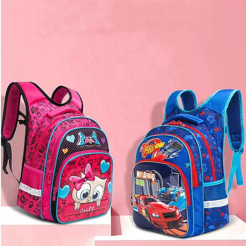 Children Cute Boy Girl Schiool Shoulder Book Bag for grade 1-6 Kids satchel backpack