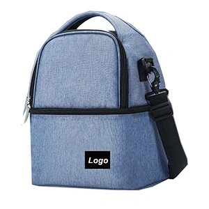 Double Layers Breast Milk Bottles maternity mummy Pumping Bag Breast milk Pump Bag Tote with Cooler Compartment