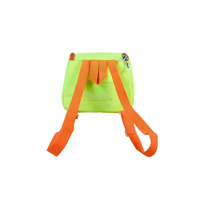 High quality insulated cooler box bags deliver lunch food delivery with custom logo thermal fluorescent green fabric for kids