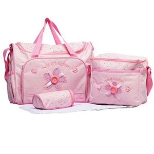 Multifunctional Waterproof Travel panaleras 4 pcs in One set Nappy Changing Bag Mummy Diapers bag Baby Diaper Bags for mothers