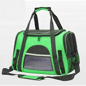 Amazon Hot Seller Soft-Sided dog pet carrier Airline Approved Portable  Travel Carry Bag Folding Pet Carrier Travel pet bag