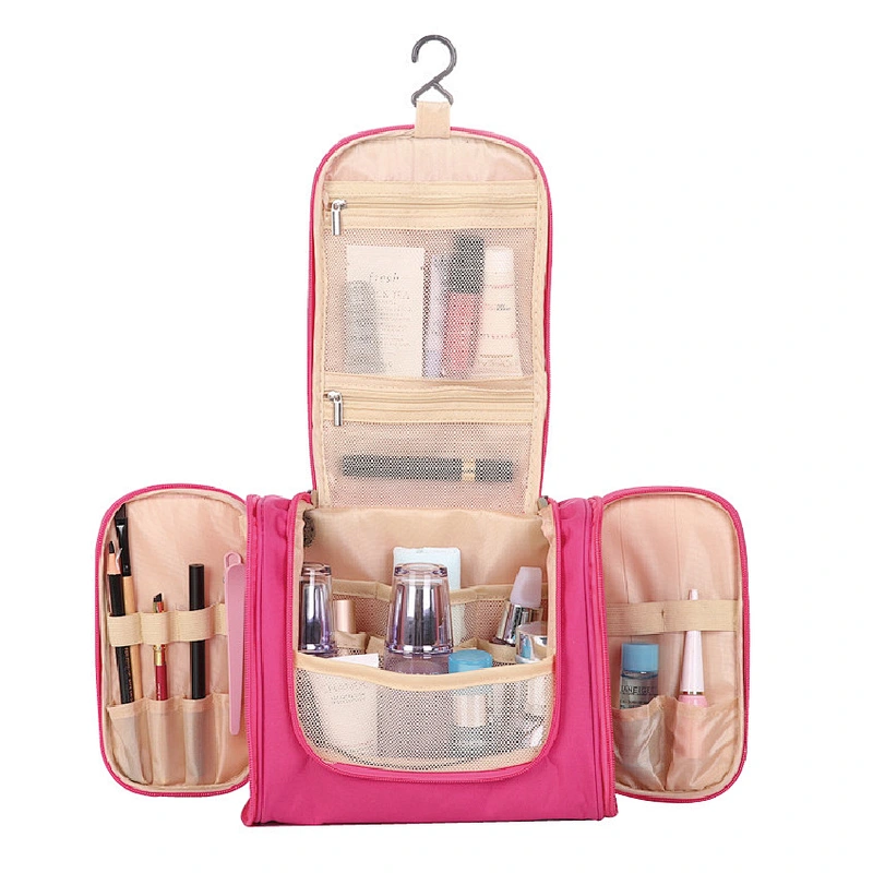 2020 Big Ear Suspended Double Open Portable Waterproof Toiletries Cosmetic Bag Nice Waterproof Cosmetic Bag