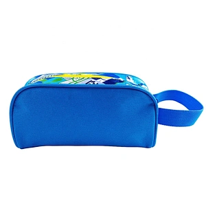 wholesale hot sell Cute Simple melange soccer students Packing cute kids School Office Pencil Pouch Case Bag for school boy