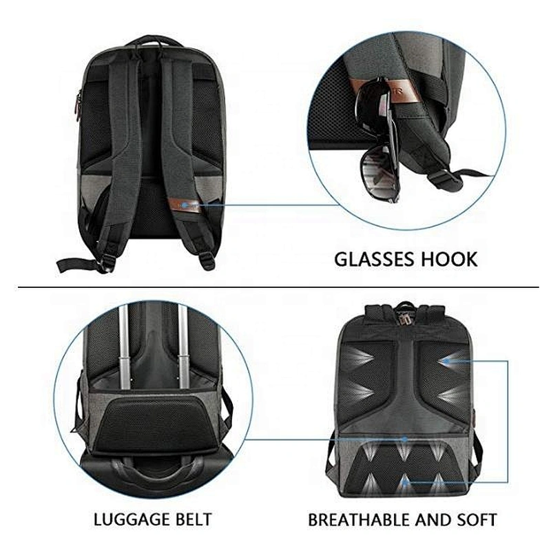 2020 hot products fashion large capacity USB charging preppy style laptop backpack schoolbag bagpack